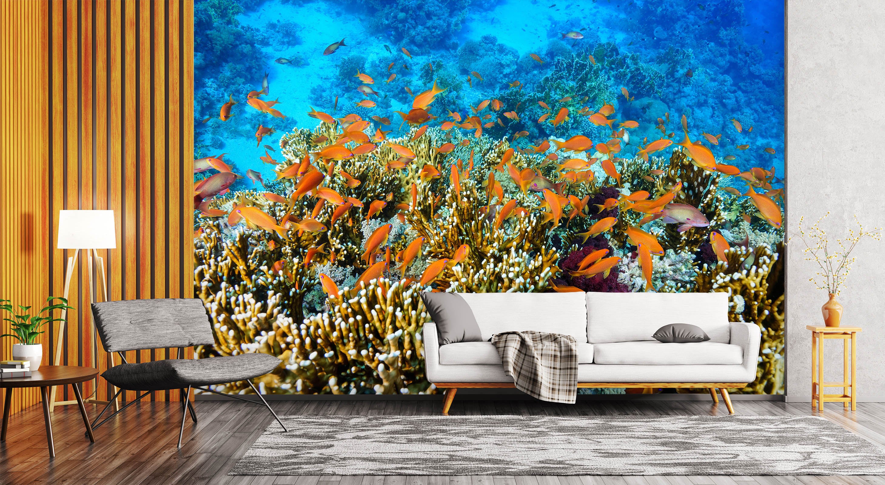 3D Coral Fish 2071 Wall Mural Wall Murals