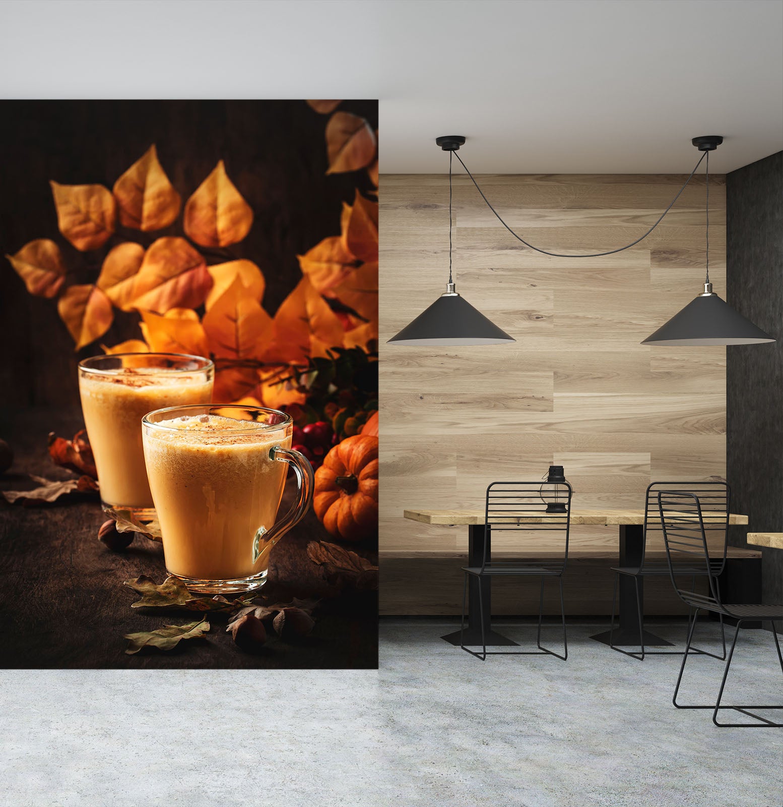 3D Pearl Tea 2104 Fruit Bubble Tea Milk Tea Shop Wall Murals