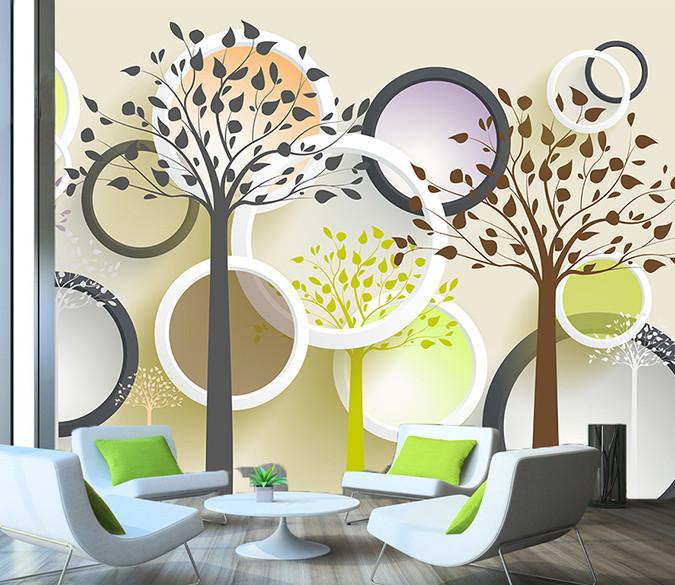 3D Colorful Circles Wallpaper AJ Wallpaper 1 