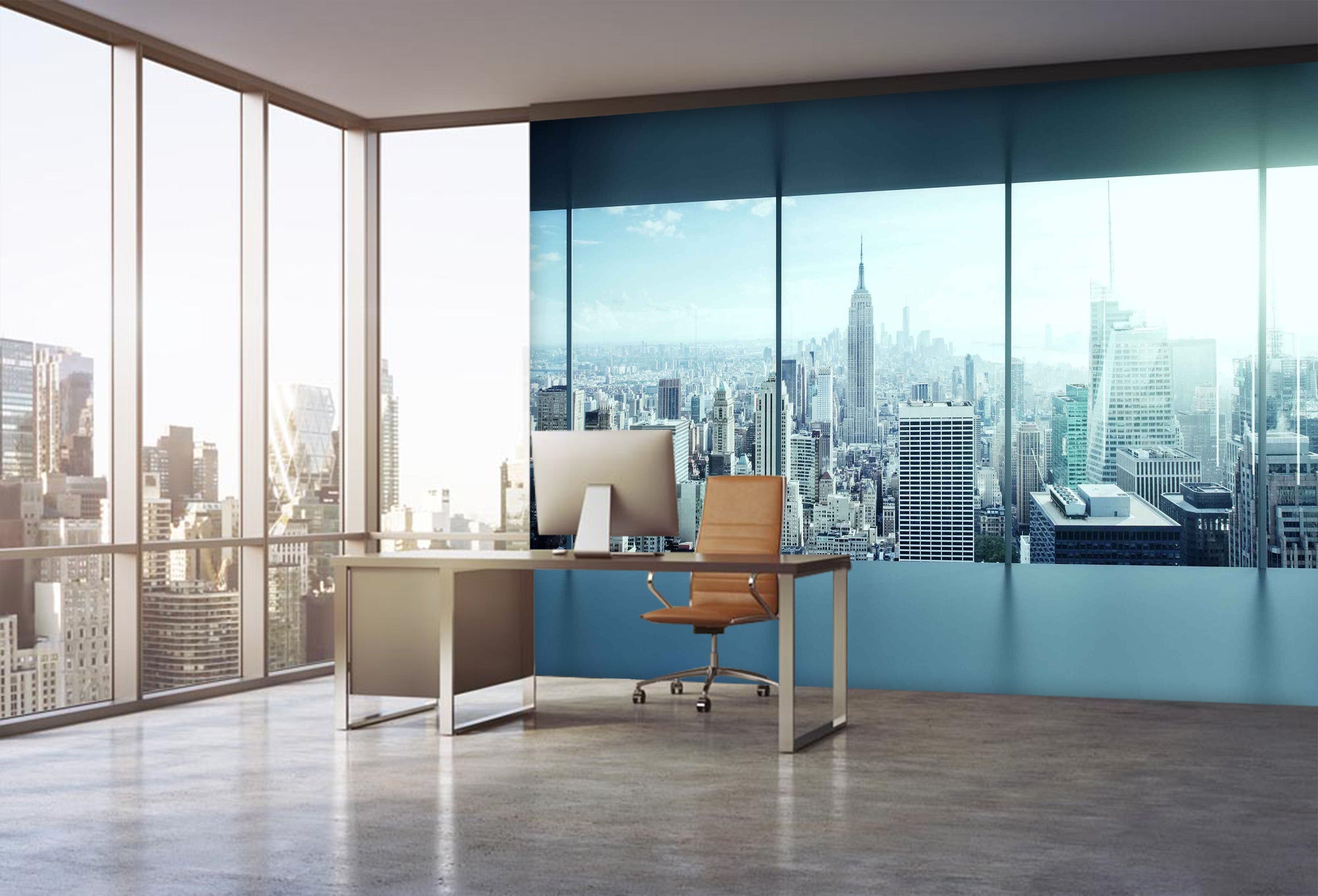 3D Balcony Building 051 Wall Murals