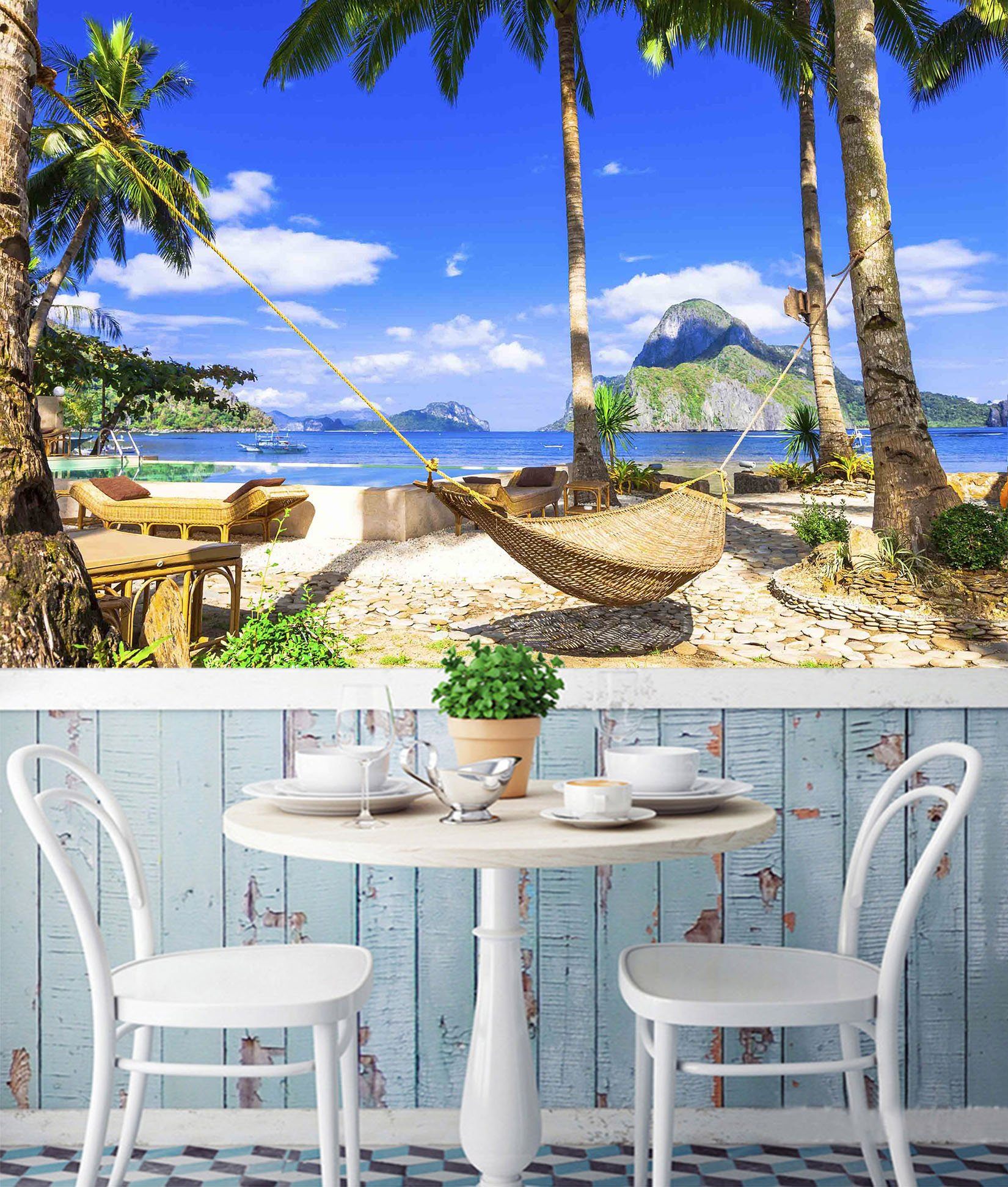 3D Lounger Coconut 712 Wallpaper AJ Wallpaper 