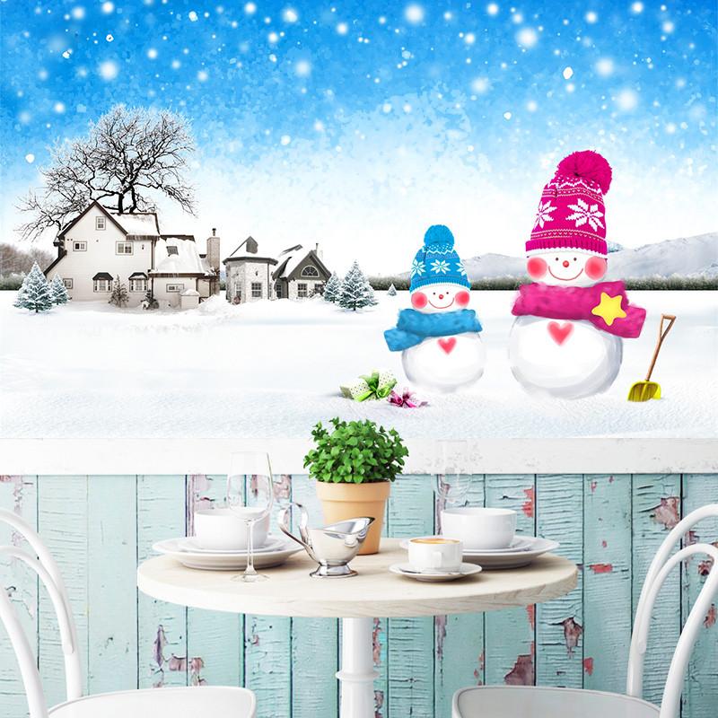 3D Christmas Snowman Big Snowflake 44 Wallpaper AJ Wallpapers 