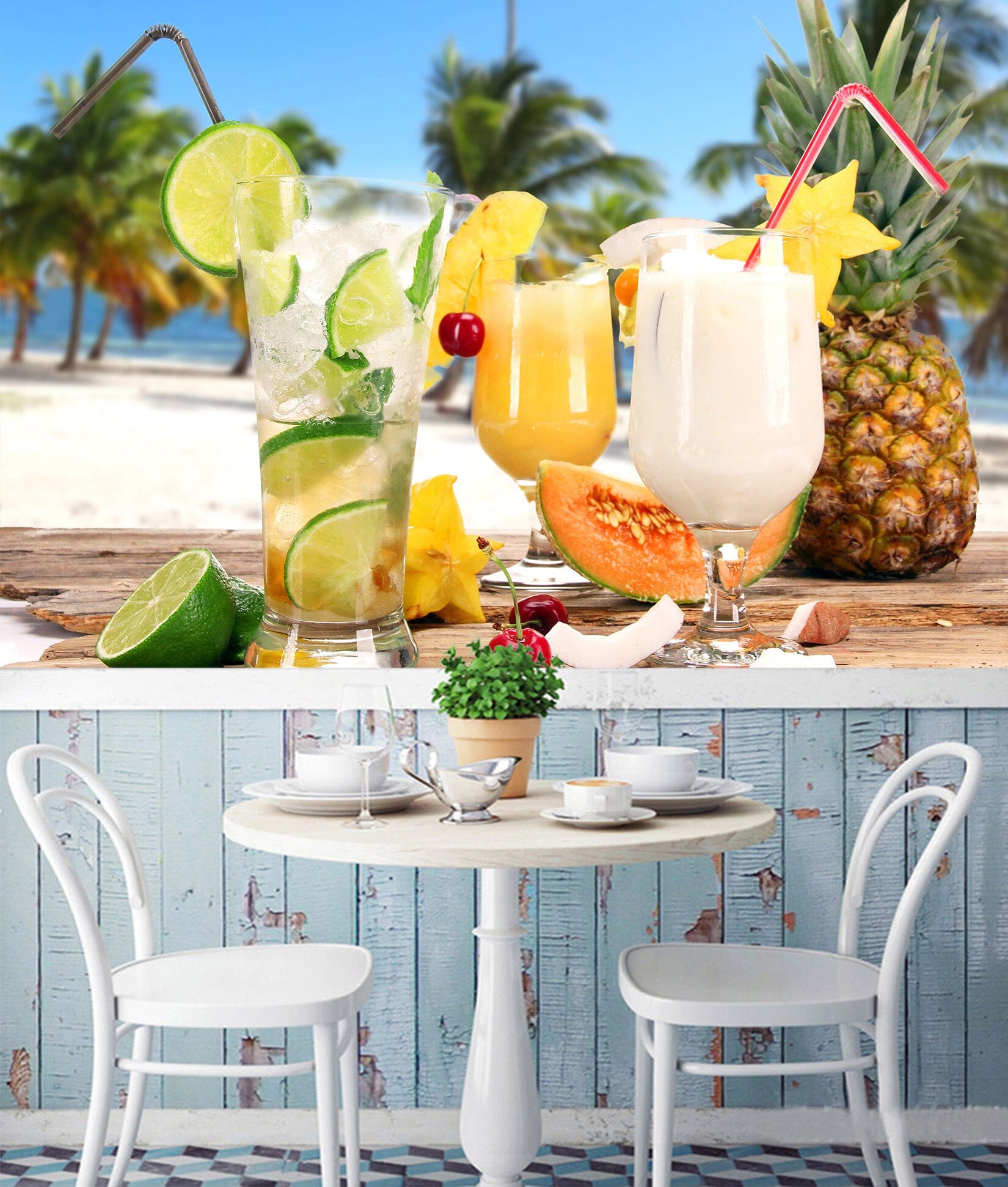 3D Fruit Juice 253 Wall Murals Wallpaper AJ Wallpaper 2 