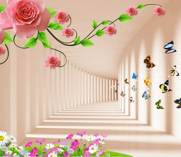 3D Red Gorgeous Flowers Wallpaper AJ Wallpaper 1 