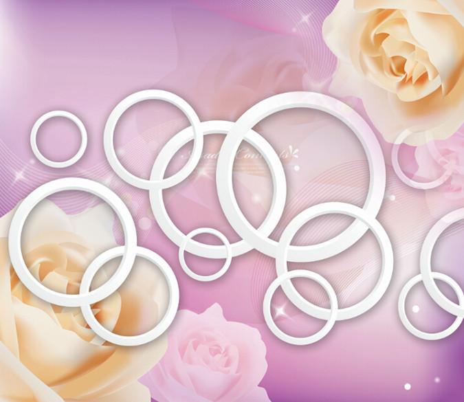 3D Purple Flowers 1 Wallpaper AJ Wallpaper 1 