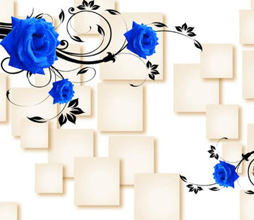 3D Blue Rose Wallpaper AJ Wallpaper 1 