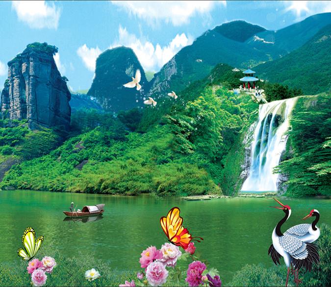 Waterfall And Stream Wallpaper AJ Wallpaper 1 