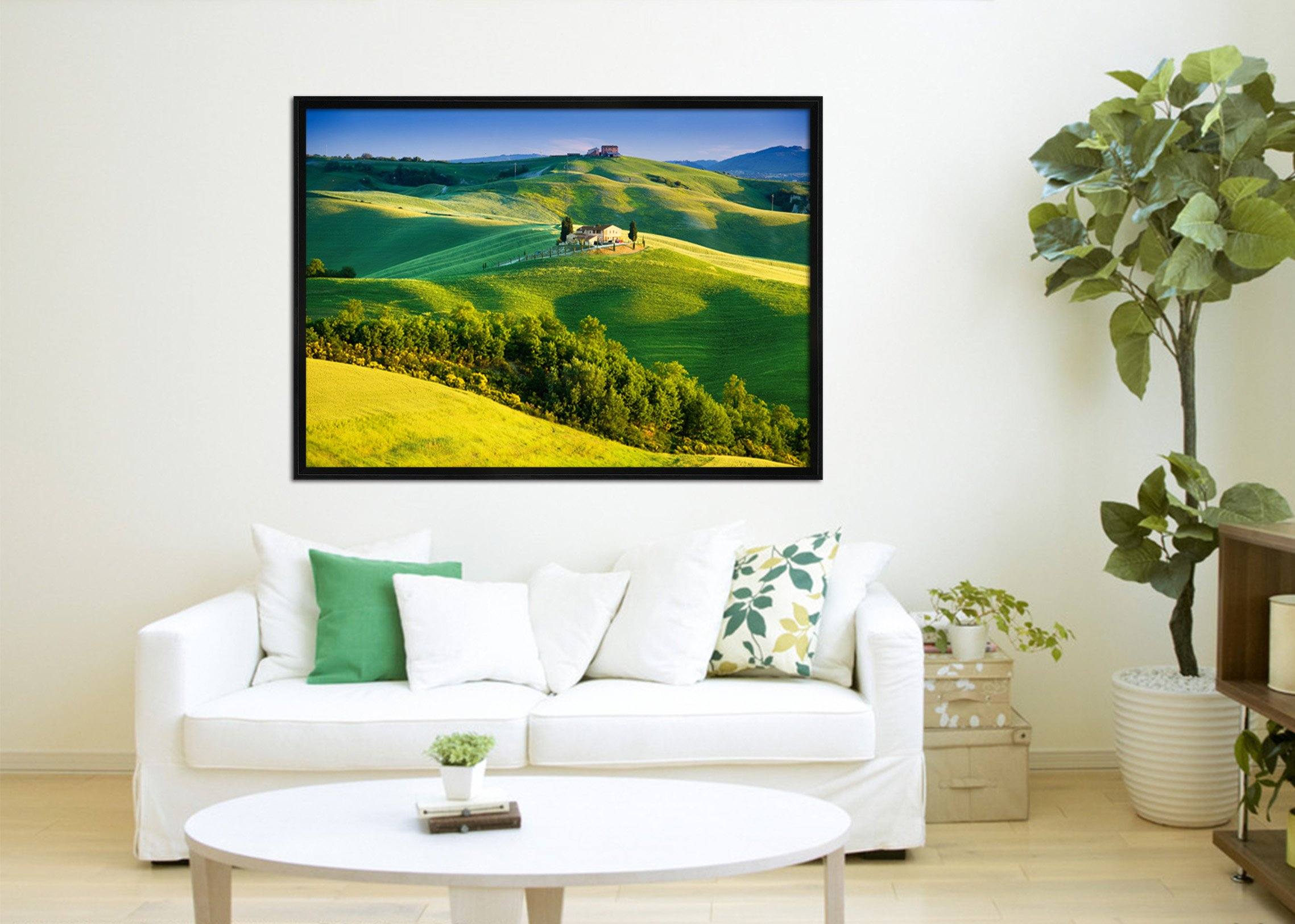 3D Country House 185 Fake Framed Print Painting Wallpaper AJ Creativity Home 