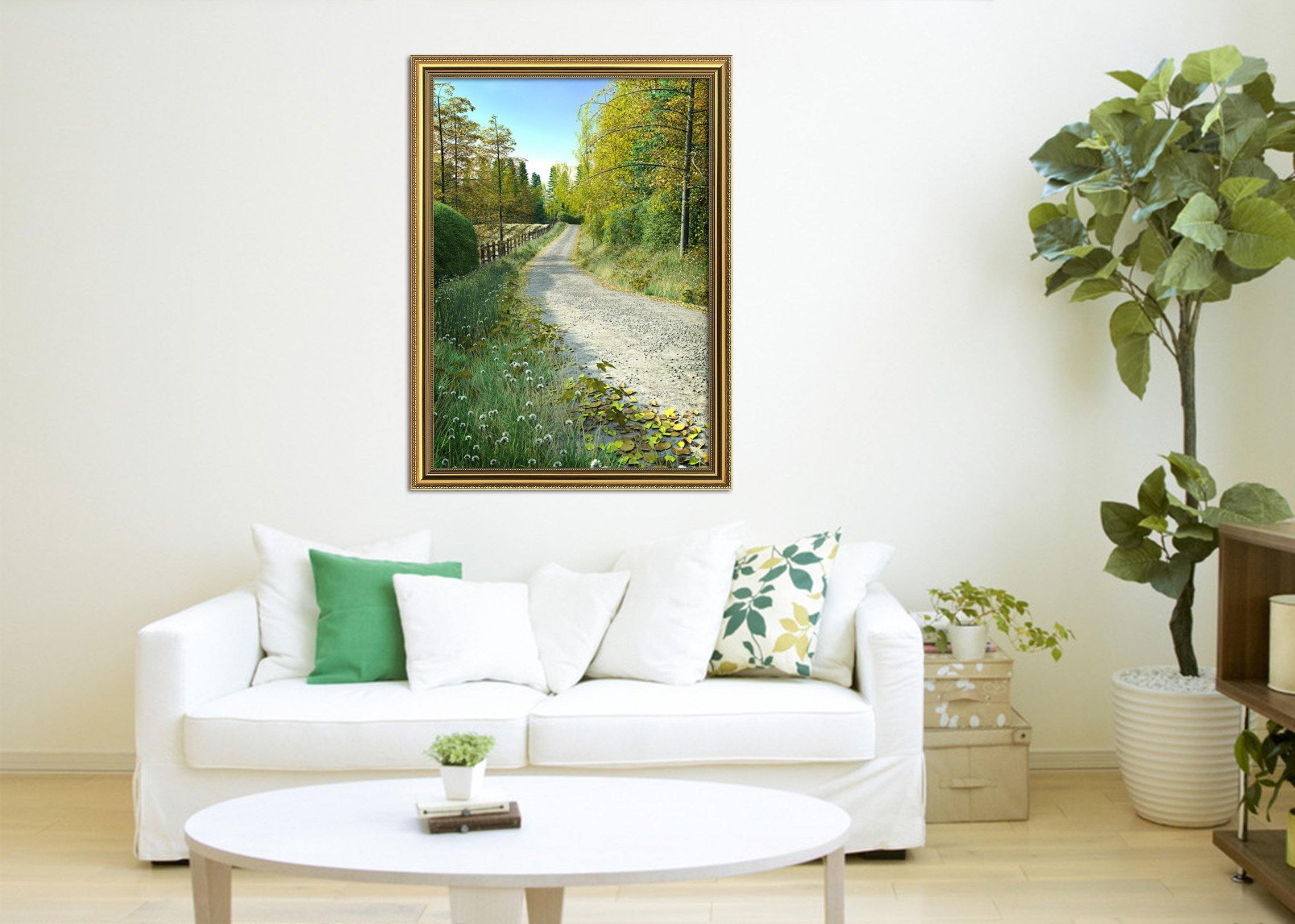 3D Roadside Wildflowers 138 Fake Framed Print Painting Wallpaper AJ Creativity Home 