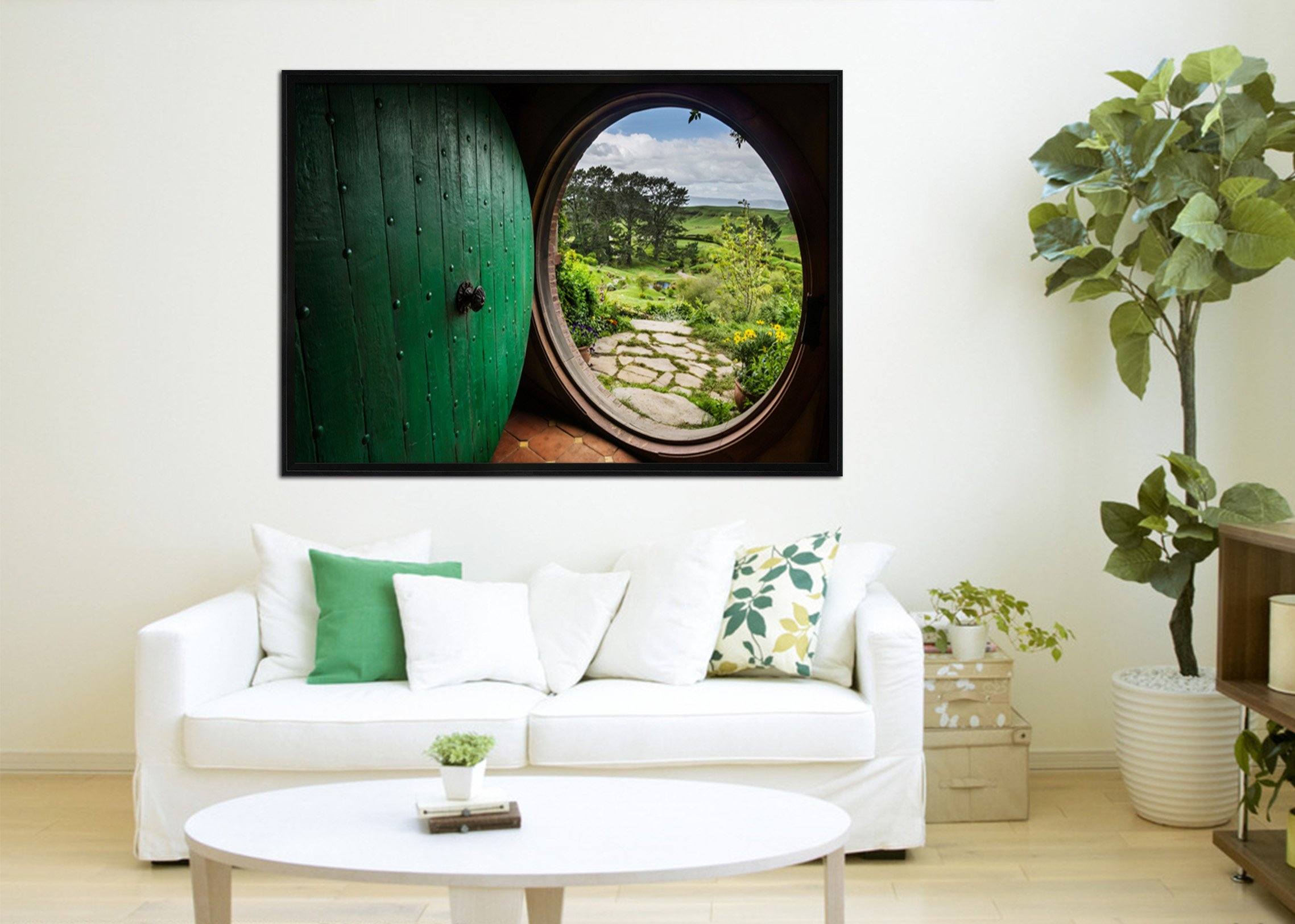 3D tree House 018 Fake Framed Print Painting Wallpaper AJ Creativity Home 