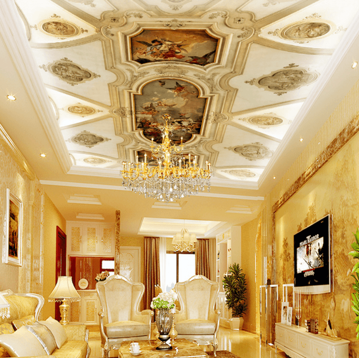 Elegant Ceiling Wallpaper AJ Wallpaper 2 