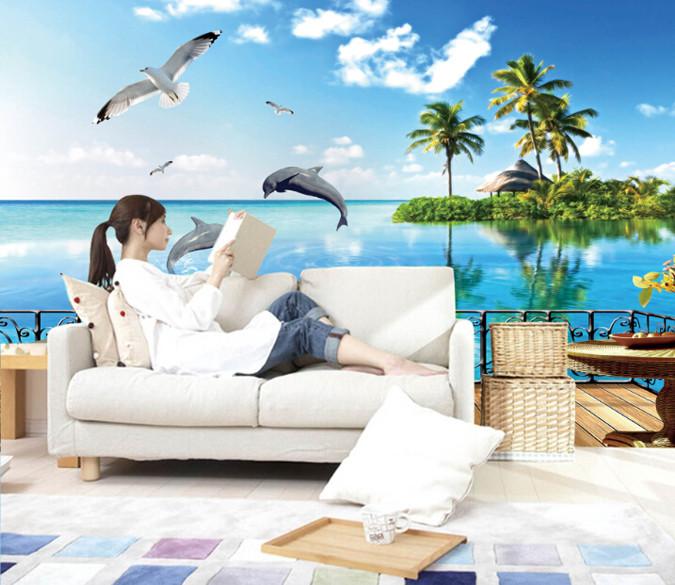 3D Cloud Ocean Dopihin Wallpaper AJ Wallpaper 1 