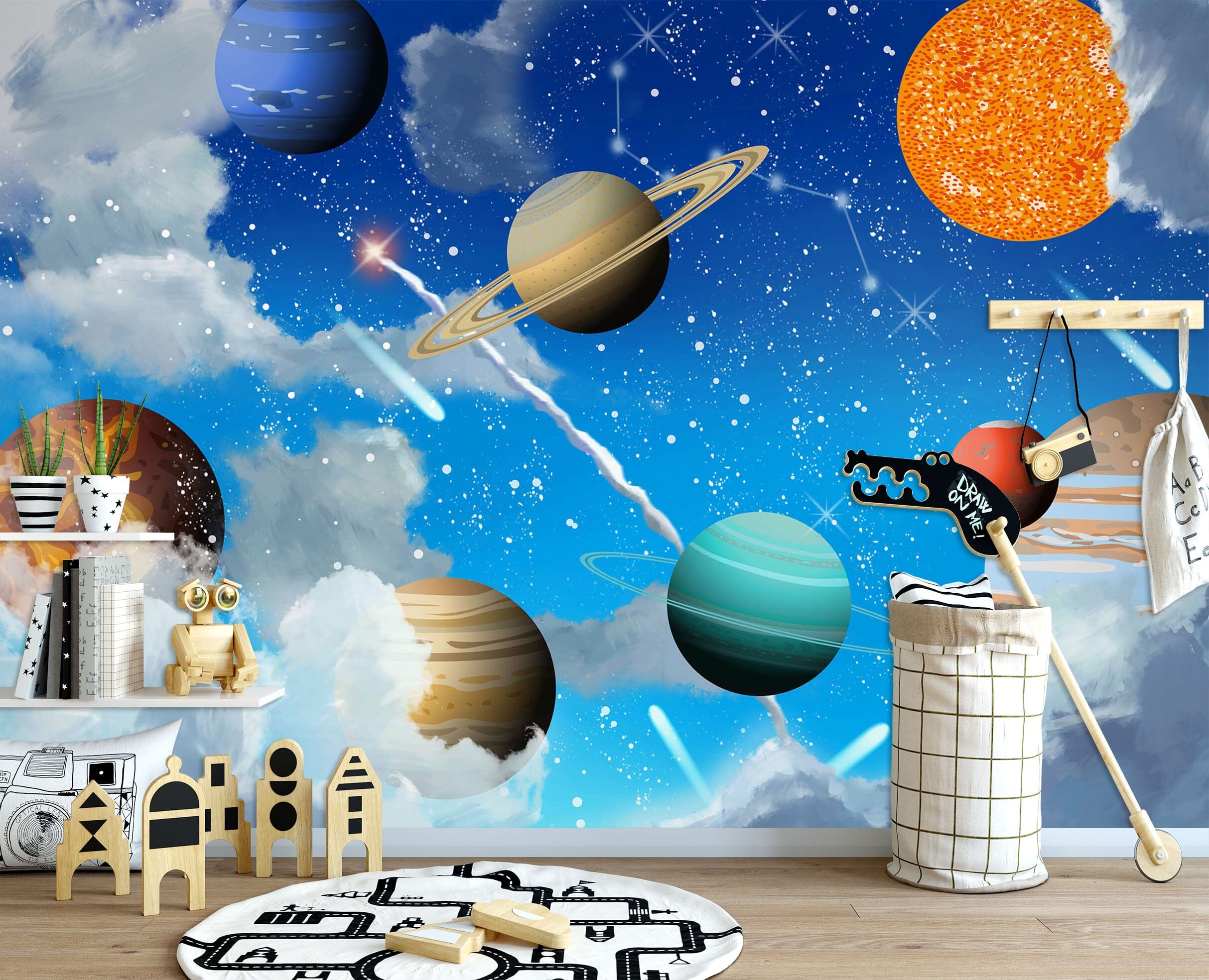 3D Color Planet 1681 Wall Murals Wallpaper AJ Wallpaper 2 