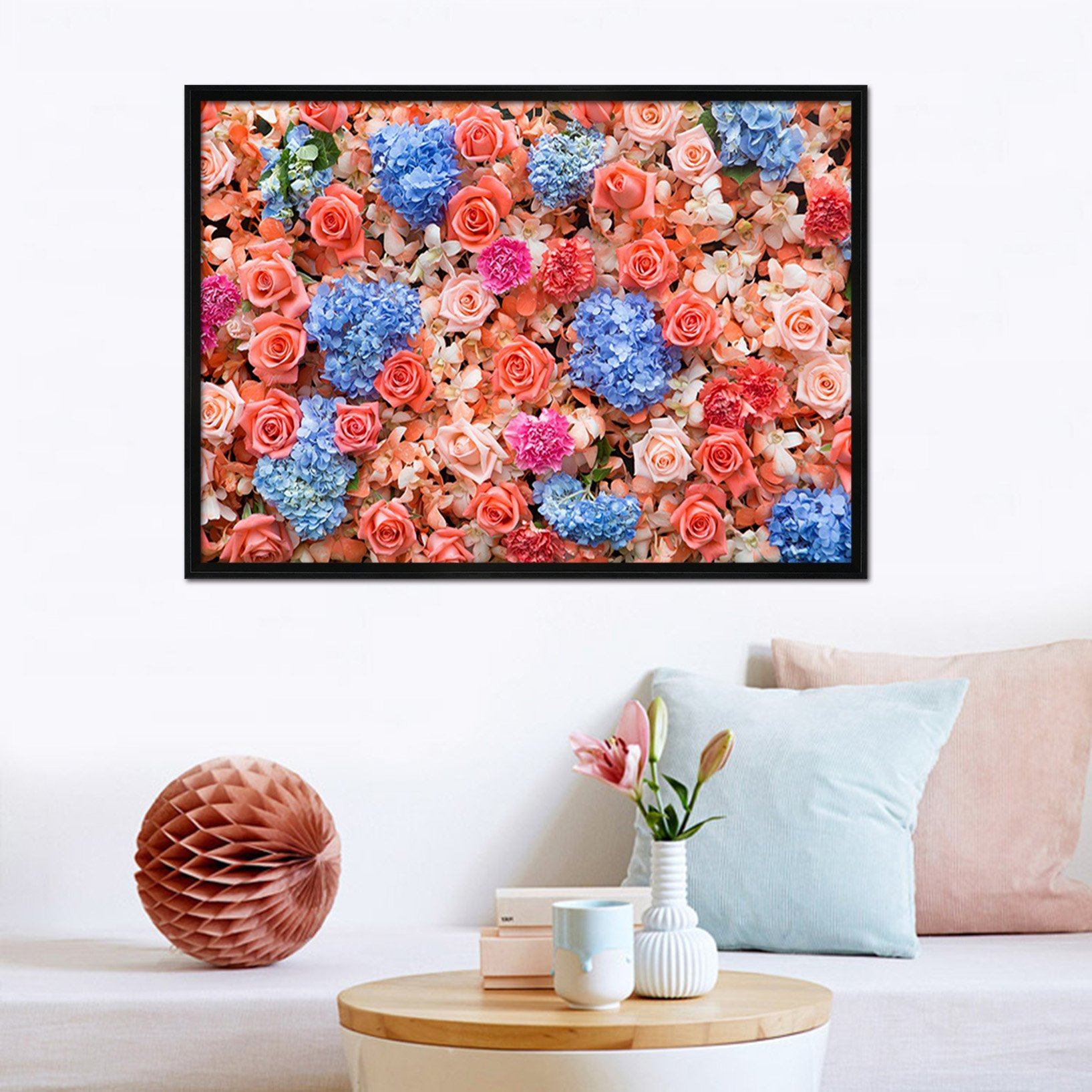 3D Beautiful Flowers 191 Fake Framed Print Painting Wallpaper AJ Creativity Home 