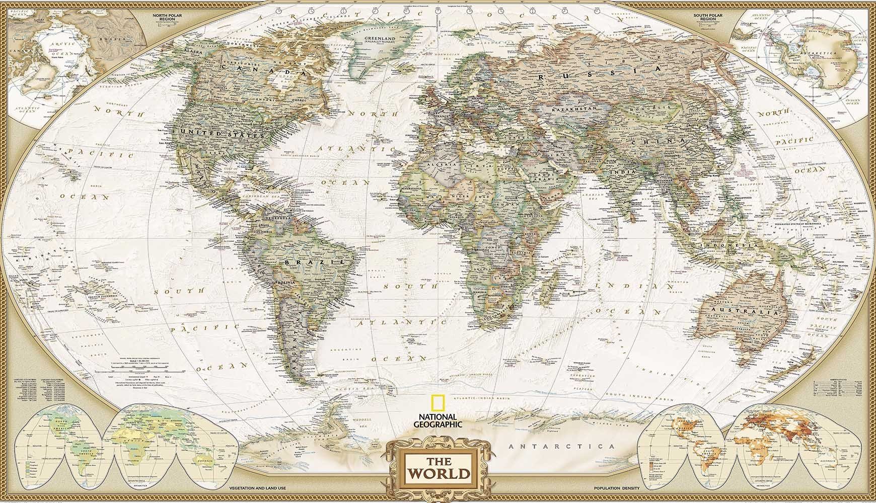World Map 2 Wallpaper AJ Wallpaper 