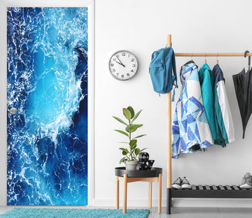 3D Waves 22028 Door Mural