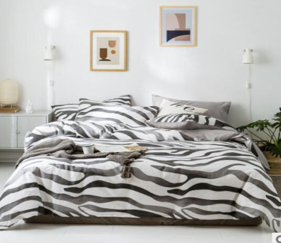 3D Zebra Pattern 14166 Bed Pillowcases Quilt