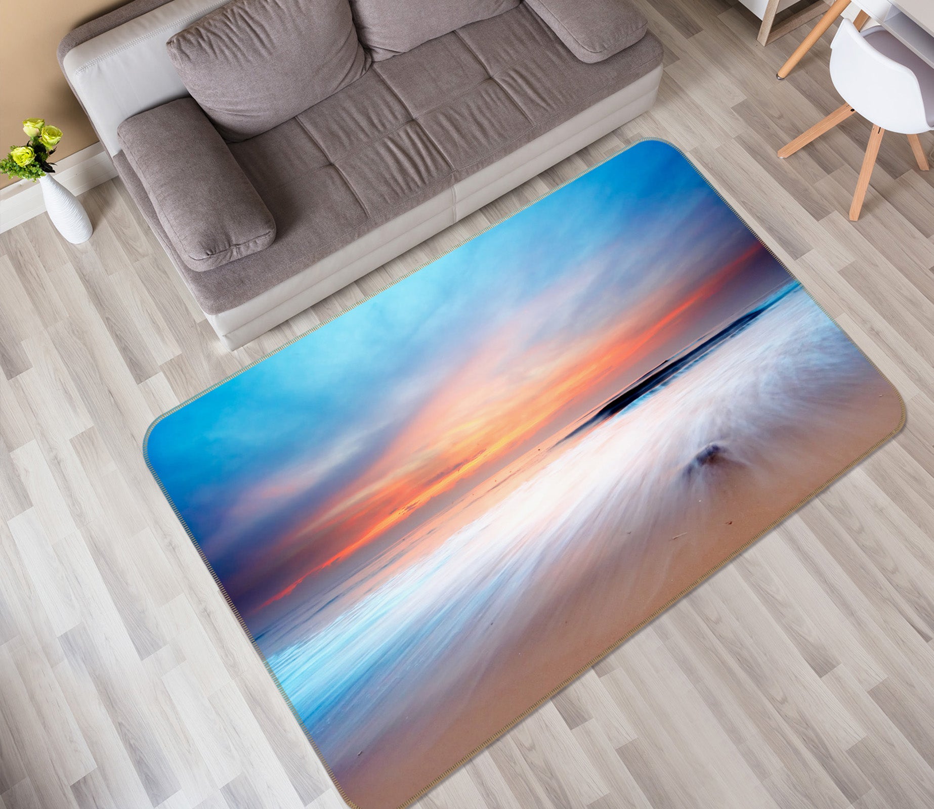 3D Seaside 31198 Non Slip Rug Mat