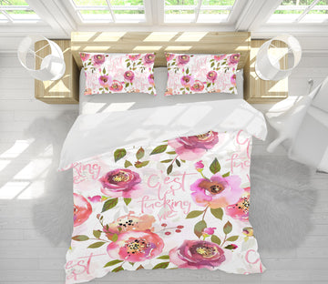 3D Flowers Pattern 18172 Uta Naumann Bedding Bed Pillowcases Quilt