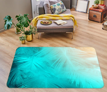 3D Leaf Pattern 30010 Non Slip Rug Mat