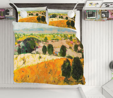 3D Orange Hillside 1032 Allan P. Friedlander Bedding Bed Pillowcases Quilt Quiet Covers AJ Creativity Home 