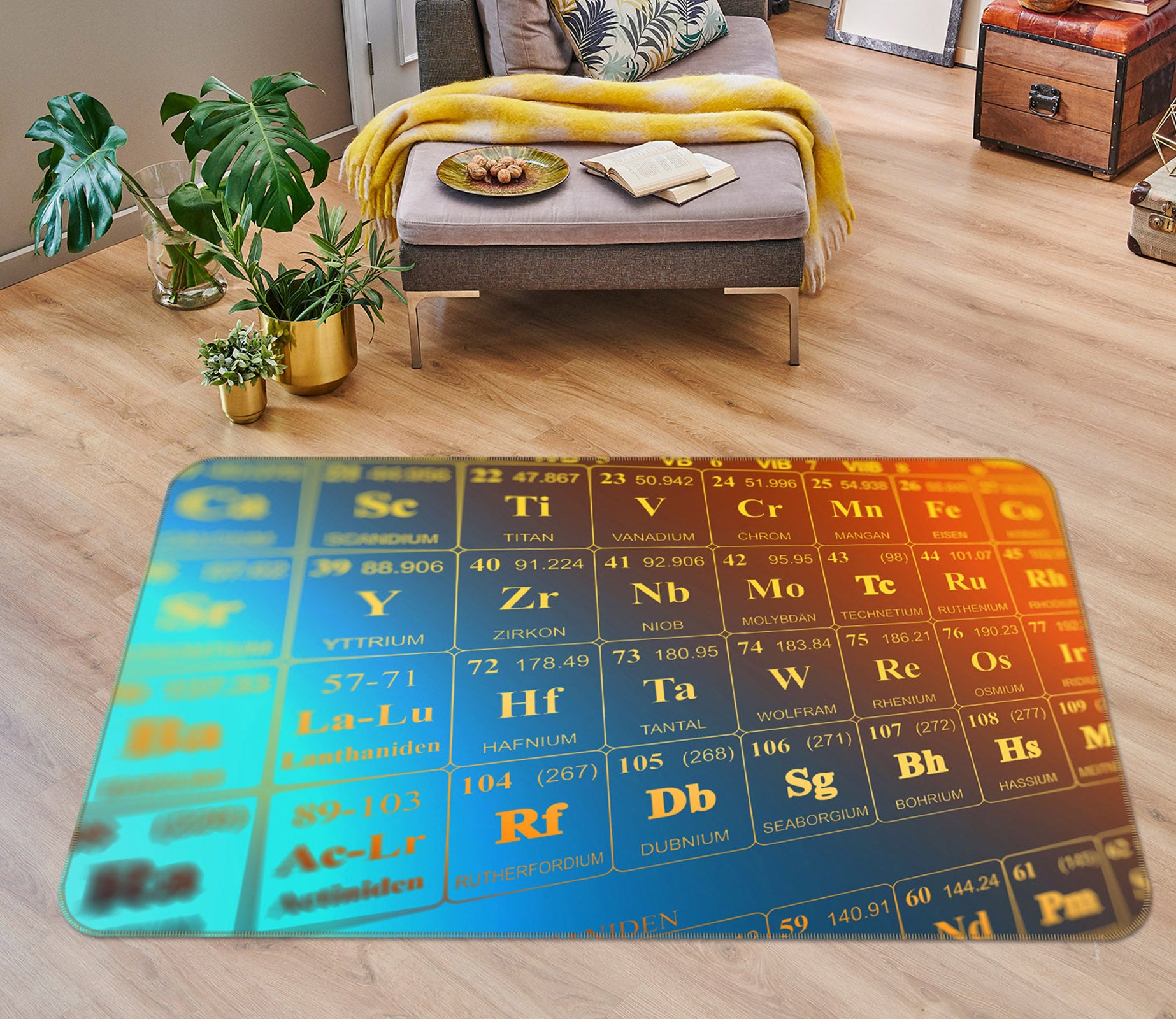 3D Letter 36186 Non Slip Rug Mat