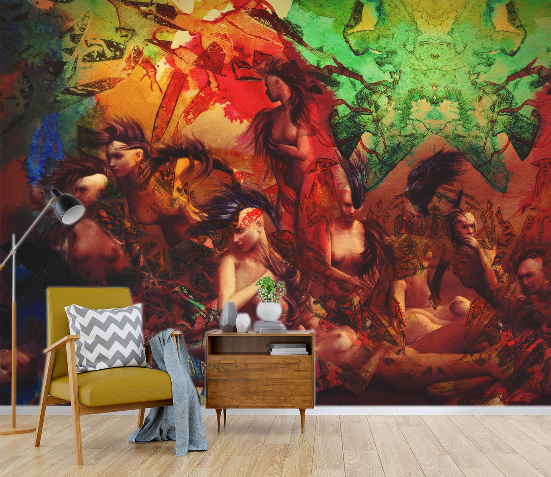 3D Life In Technicolor 1407 Marco Cavazzana Wall Mural Wall Murals Wallpaper AJ Wallpaper 2 