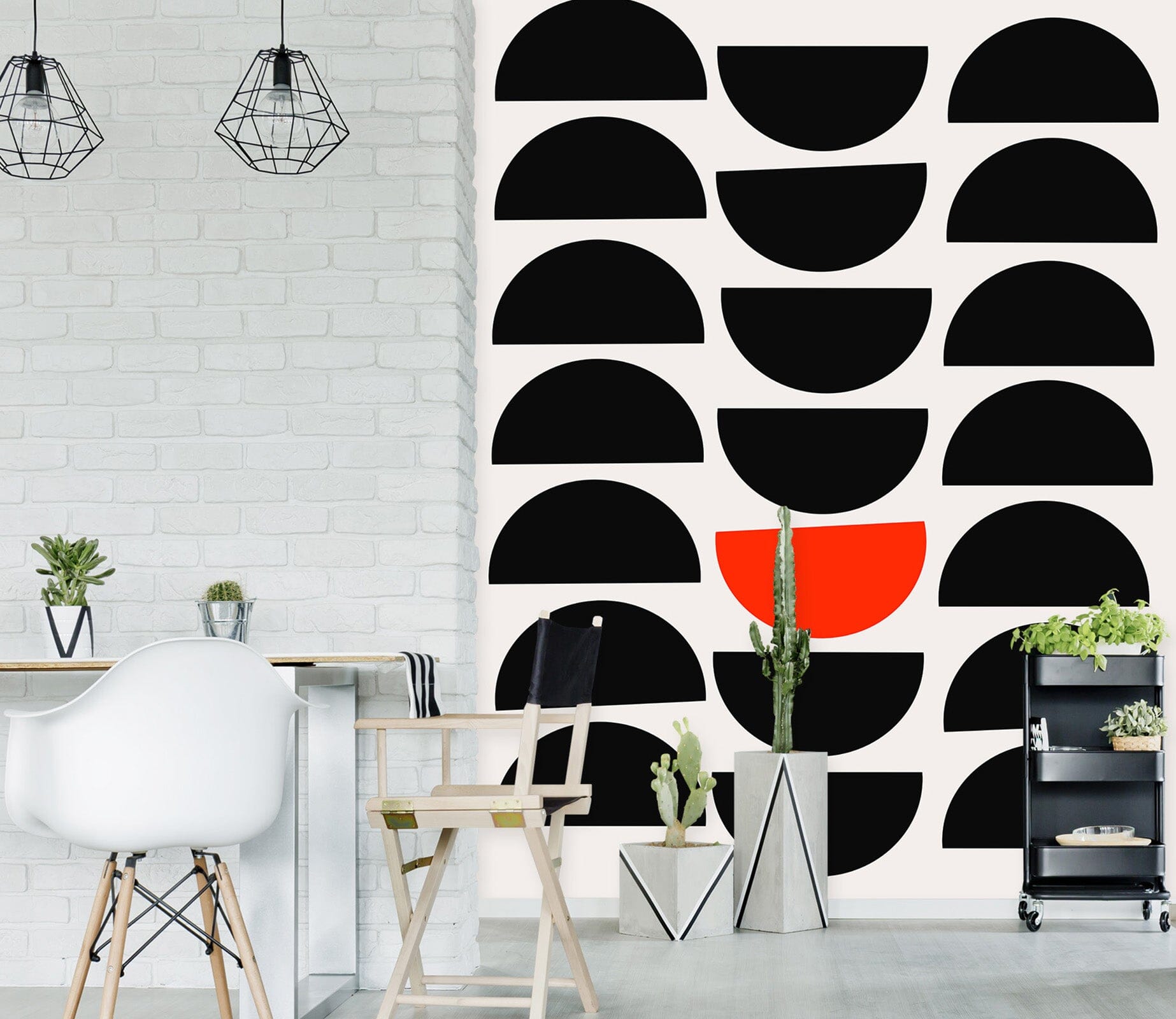 3D Dark Semicircle 1503 Boris Draschoff Wall Mural Wall Murals Wallpaper AJ Wallpaper 2 