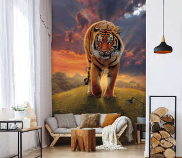 3D Rising Tiger Designer Vincent hie Wall Mural Wallpaper AJ Wallpaper 1 