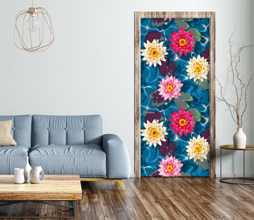 3D Flowers 25148 Door Mural