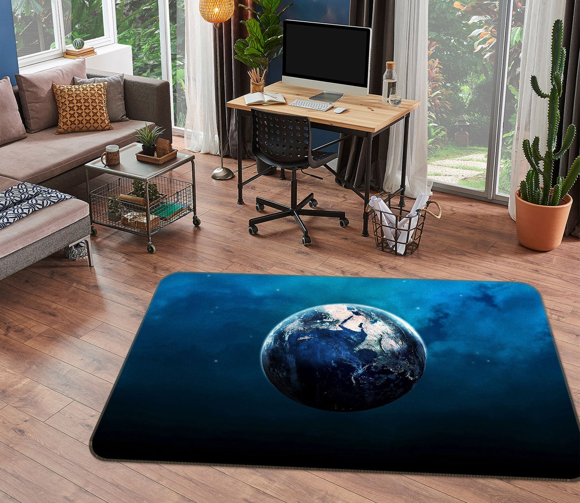 3D Earth 31140 Non Slip Rug Mat