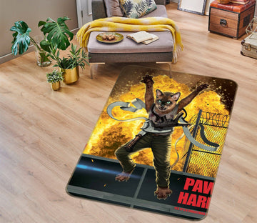 3D Paw Hard 1055 Vincent Hie Rug Non Slip Rug Mat Mat AJ Creativity Home 