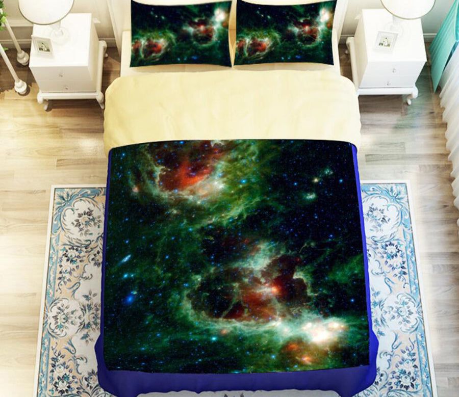 3D Mysterious Nebula 6010 Bed Pillowcases Quilt