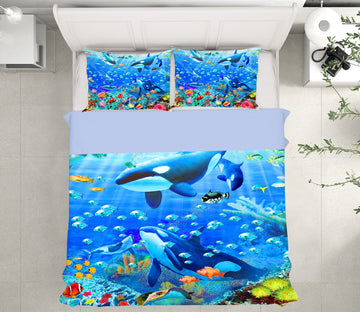 3D The Underwater World 2112 Adrian Chesterman Bedding Bed Pillowcases Quilt Quiet Covers AJ Creativity Home 