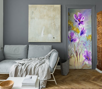 3D Flower 24129 Door Mural