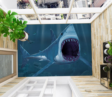 3D Shark 567 Vincent Floor Mural