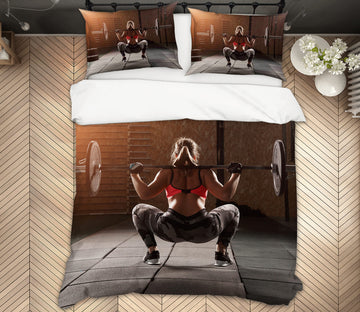 3D Weightlifting 14115 Bed Pillowcases Quilt