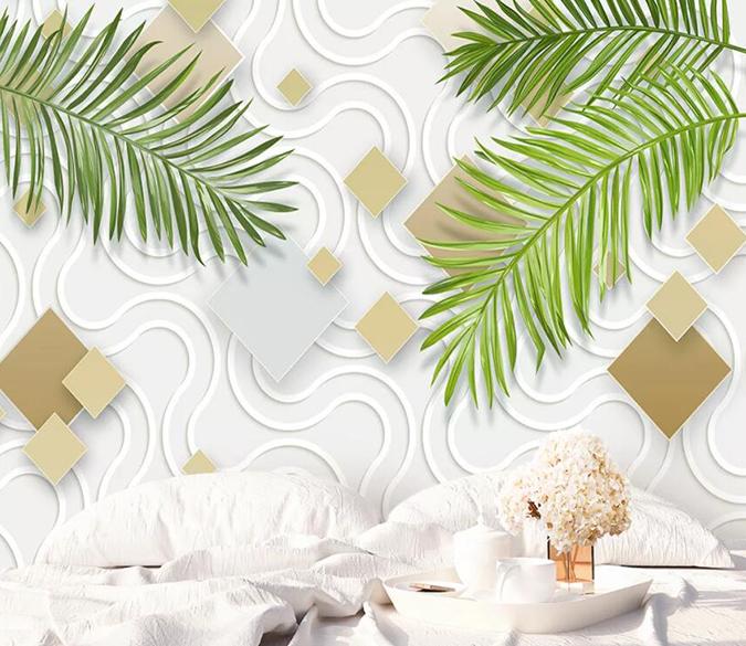 3D Banana Leaf 1874 Wall Murals Wallpaper AJ Wallpaper 2 