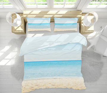 3D Seaside 14136 Bed Pillowcases Quilt