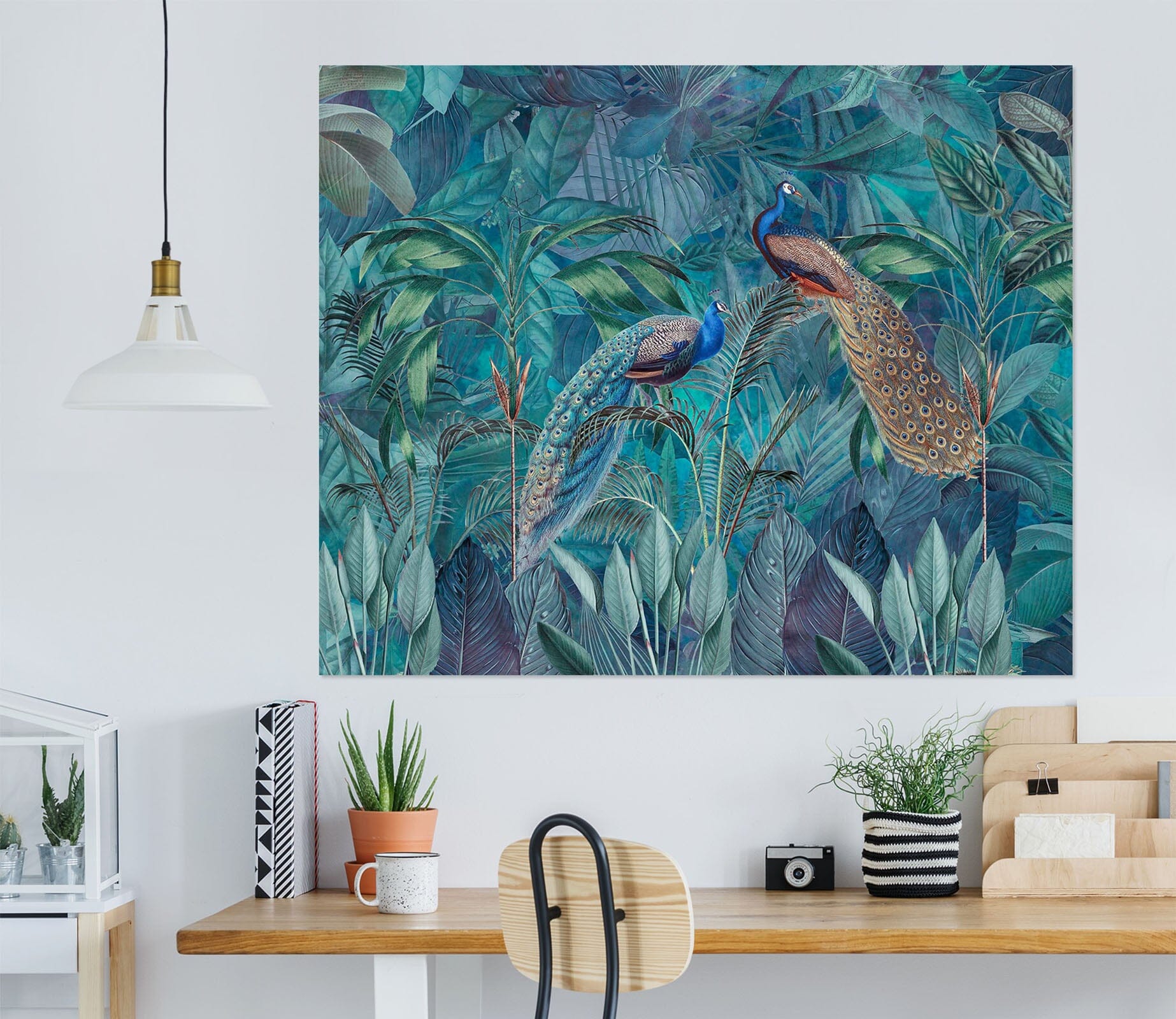 3D Green Peacock 113 Andrea haase Wall Sticker Wallpaper AJ Wallpaper 2 