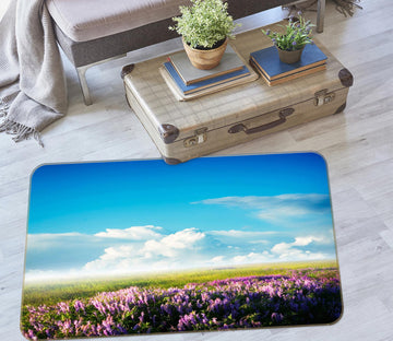 3D Flowers Sky 76230 Non Slip Rug Mat