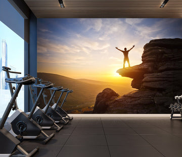 3D Sunrise Valley 252 Wall Murals Wallpaper AJ Wallpaper 2 