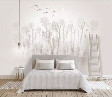 3D Foggy Forest 2285 Wall Murals Wallpaper AJ Wallpaper 2 