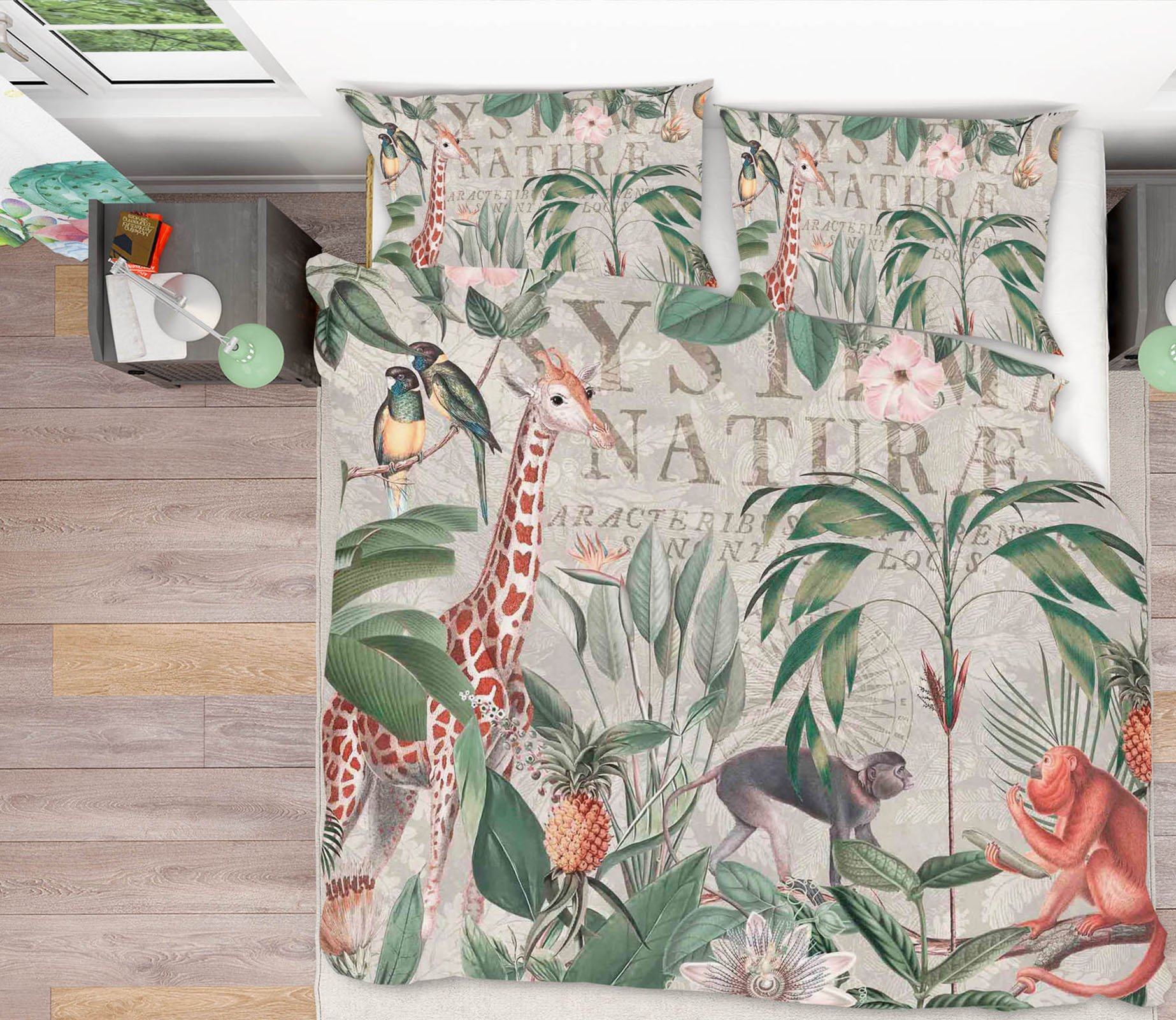 3D Animal Home 2137 Andrea haase Bedding Bed Pillowcases Quilt Quiet Covers AJ Creativity Home 