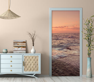 3D Sunset Sea Surface 101203 Assaf Frank Door Mural