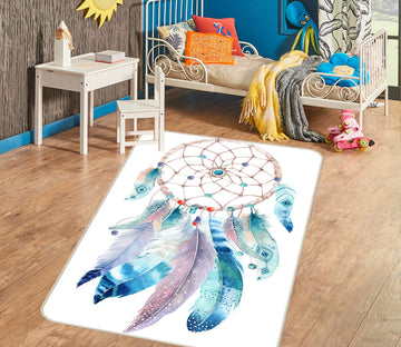 3D Feather Dream Catcher 37126 Non Slip Rug Mat