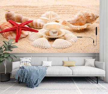 3D Beach Shells 2017 Wall Murals Wallpaper AJ Wallpaper 2 