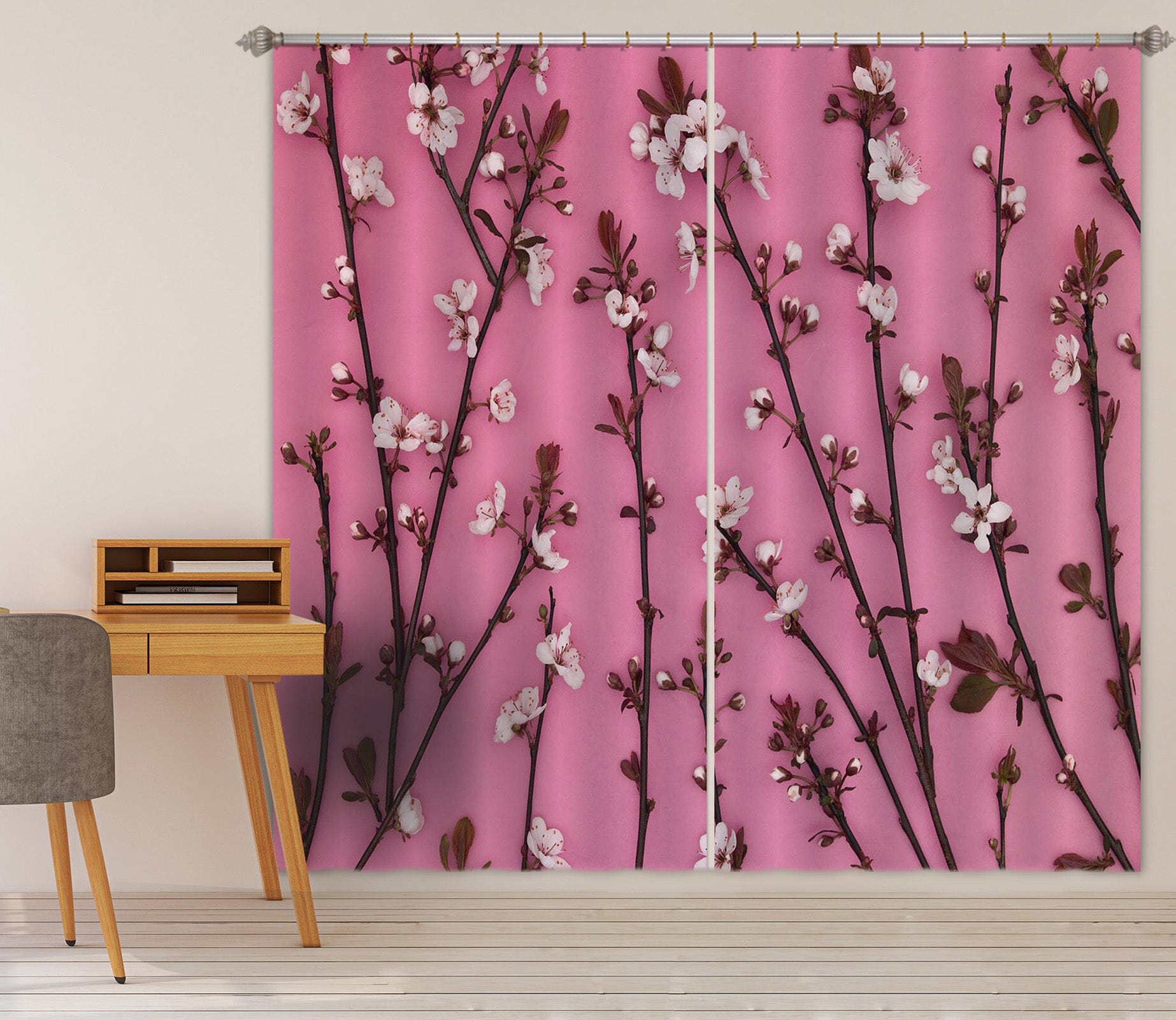3D Prunus Cistena 037 Assaf Frank Curtain Curtains Drapes Curtains AJ Creativity Home 