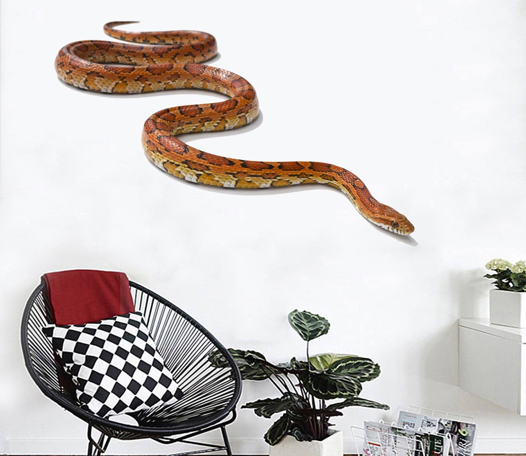 3D Snake 160 Animals Wall Stickers Wallpaper AJ Wallpaper 