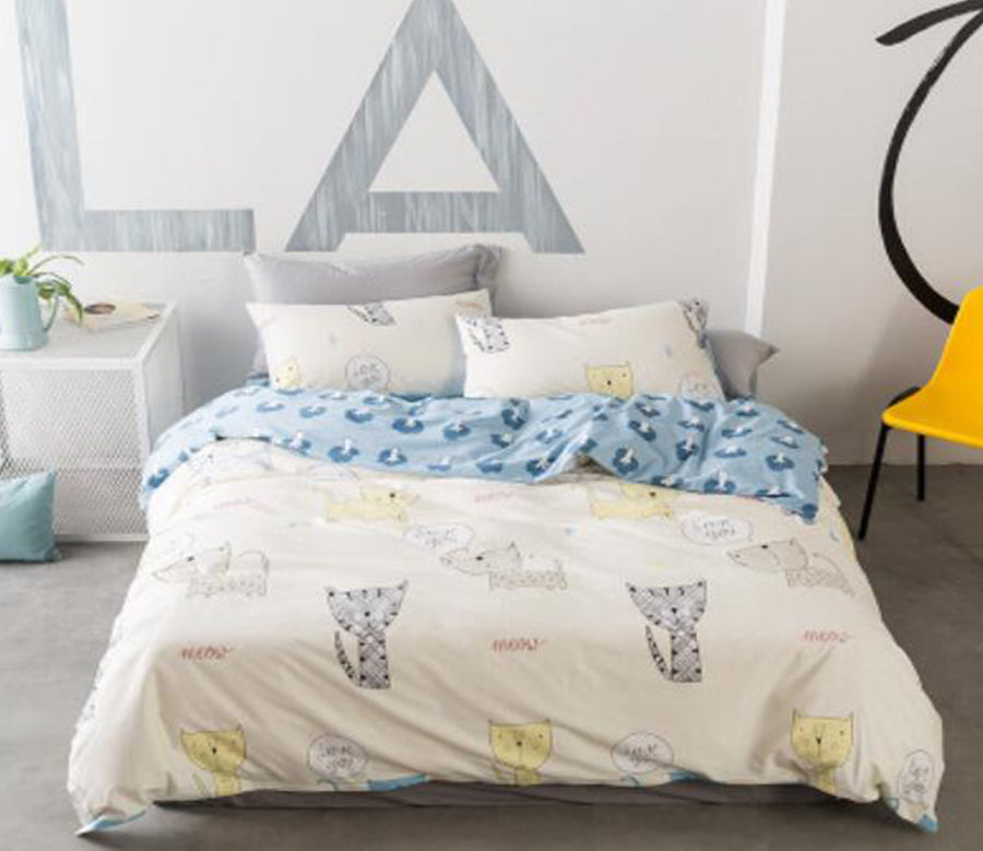 3D Cats 30306 Bed Pillowcases Quilt